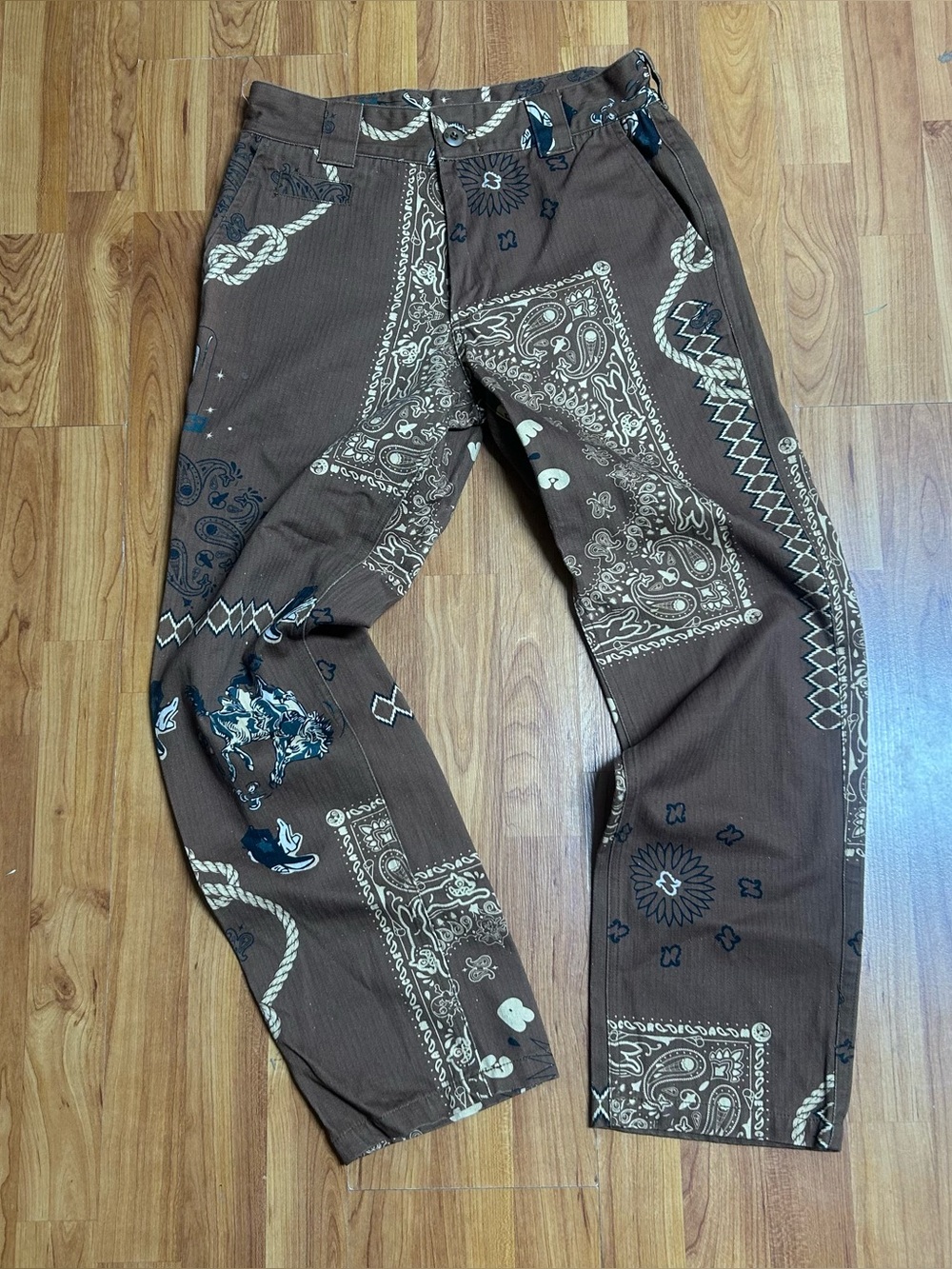 Ice Cream Cowboy Pants in Bison Cowboy western size 30 short